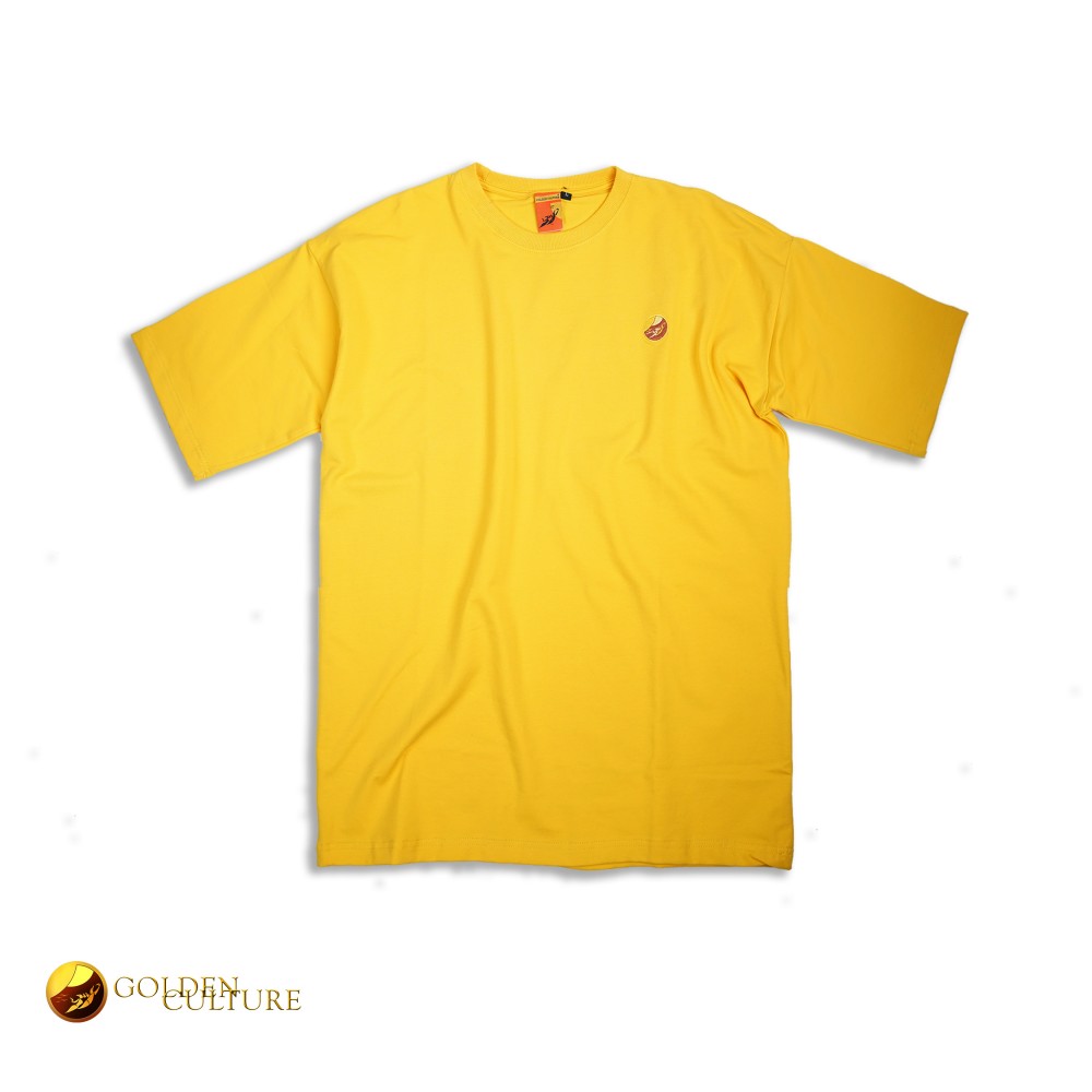 Golden Culture Oversized Premium Loop Cotton Boy T-shirt (Yellow)